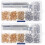 200Ensembles Kit Fixation Boutons Pour Couture Rideaux DIY 5