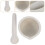 1Ensemble Mortier Pilon Compact En Céramique Pour Cuisine 11