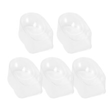 15Pièces Plateaux Nail Art Transparent Plastique Jetable Maniques