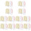 36Pièces Pads Nettoyants Multicolores Pour Sensible 6