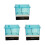 3Pièces Incubateur Oeufs 4 Compartiments Multi Couleurs Usage 3