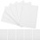 150Pièces Cartes Rigides Blanches Epaises Protectrices Pour Jeux 3
