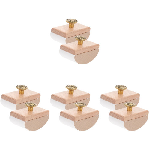 8Pièces Rocker Buvard Bois Absorbant Pour École Maison Multi 1