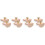 8Pièces Rocker Buvard Bois Absorbant Pour École Maison Multi 4