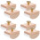 8Pièces Rocker Buvard Bois Absorbant Pour École Maison Multi 5