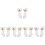 5Paires Douces Coton Bébé & 6