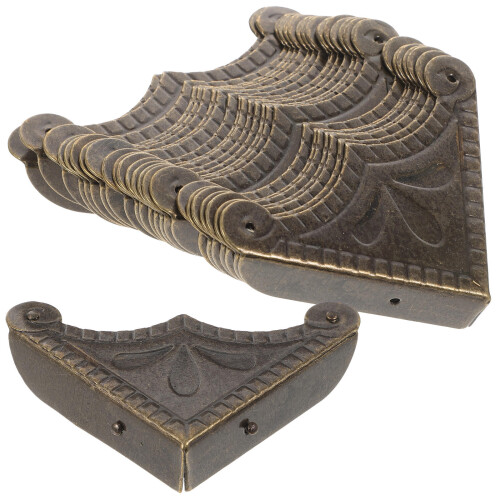120Pièces Protège-Angles En Métal Vert Olive Pour Coffres 1