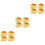 12Pièces Artificiel PU Orange Accessoire Simulation 7