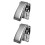 2Pièces Pince Queue Poisson Multifonction Grip Sécurisé Argent 7