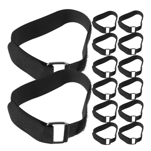 50Pièces Sangles Tibia Sportives Noires Pour Hommes 1