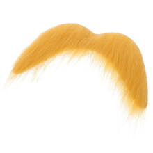 2Pièces Barbes Cosplay Halloween Jaunes En Tissu Sécurisé