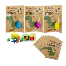5PCS Cute Magic Hatching Growing Dinosaur Eggs Treat Kids Birthday Party Favor Baby Shower Guest
