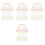 8Pièces Protection Plastique Casquette Poncho 5