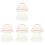 8Pièces Protection Plastique Casquette Poncho 4