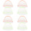 8Pièces Protection Plastique Casquette Poncho 7