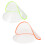 8Pièces Protection Plastique Casquette Poncho 3