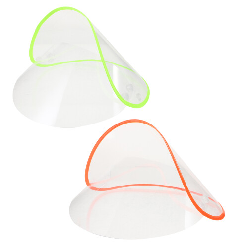 8Pièces Protection Plastique Casquette Poncho 2