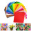 80Pcs DIY Felt Cloth Sheets Assorted Colors for Crafting and Patchwork 11