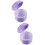 2Pcs Lightweight PP Retainer Container Purple Household Denture Case 9