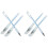 6Pcs Blue Skin Marking Pen for Tattoos Microblading Eyebrow Drawing 4