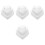 16Pcs White Foam Cake Props for Decorating Practice and Photography 5