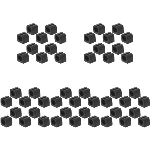 50Pcs Fire Extinguisher Protector Pads Black Plastic Replacement Part 1