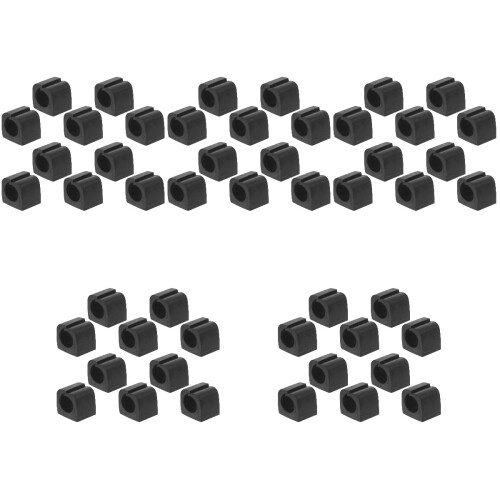 50Pcs Fire Extinguisher Protector Pads Black Plastic Replacement Part 2