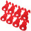 40Pcs Red Easter Fork Cutter Bags Rabbit Shape Tableware Holder 1