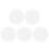 5Pcs Transparent Acrylic Circle Boards Clear Round Sheets for DIY Art 8