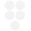 5Pcs Transparent Acrylic Circle Boards Clear Round Sheets for DIY Art 9