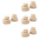40Pcs Smooth Wooden Stone Stacked Blocks Educational Plaything 8
