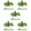 150Pcs Artificial Miniature Trees Green DIY Sand Table Landscape Decor 8