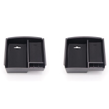 2X Center Console Organizer Armrest Storage Box Tray for Q50 2013-2018 Interior Accessories