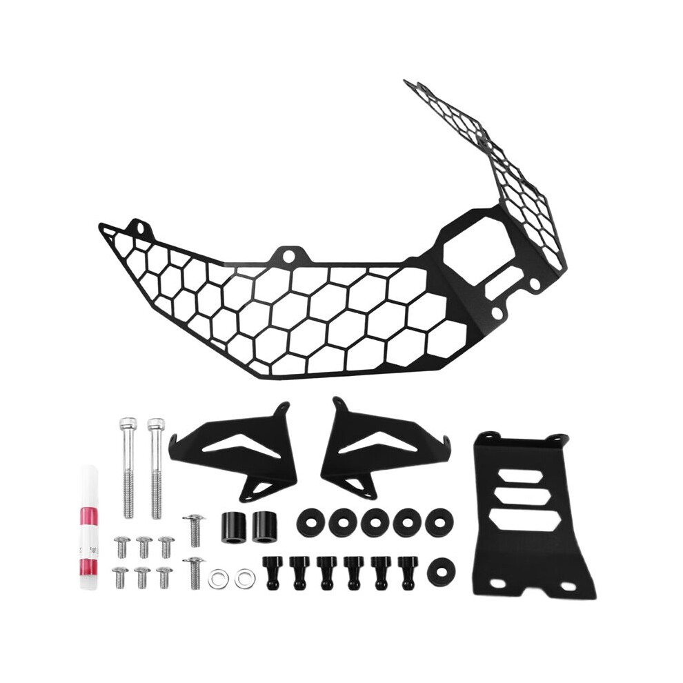 Motorcycle Front Fairing Head Lamp Net Protection Grille Guard Cover Lampshade For 368G 368 G Light 6132206241285