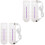 2Pcs Practical White Shoe Dryer Sterilizer Portable Boots Warmer 3