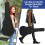 2Pcs Waterproof Black Guitar Bag with Strap Large Zippered Pocket 8