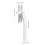4Pcs Durable Aluminum Alloy Right Door Handle White for Windows 9