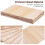50Pcs Professional Taekwondo Breaking Boards Khaki Training Accessory 7