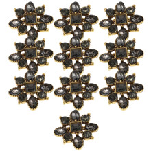 10Stk Langlebige DIY Strass Alloy Schmuck Für Kostüm Und Haarschmuck