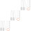 3Sets Sublimatie Blank Tag Sleutelhanger DIY 8