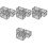 12St Mini Huis Van Grijs Plastic Perfect Voor Creatieve DIY 4