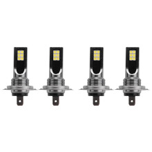 4 Stück Nebelscheinwerfer Canbus-Glühbirne H7 12SMD LED Nebelscheinwerfer-Glühbirne Umbau 1000LM 6000K Weißes Licht Fehlerfreie Canbus-Glühbirne