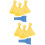 2Sets Polyester Penalty Flags Voetbal Scheidsrechter Werpen Met Zakje 7