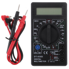 3St Digitale Multimeter Met Buzzer, Transistor- En Diode Tester