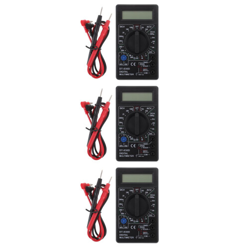 3St Digitale Multimeter Met Buzzer, Transistor- En Diode Tester 2