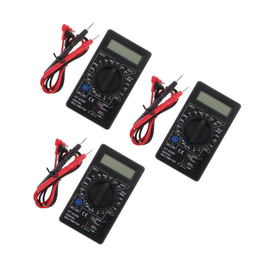 3St Digitale Multimeter Met Buzzer, Transistor- En Diode Tester 1