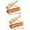 4Sets Khaki Percussieblok Met Mallets Voor Muziekspel En 7