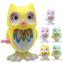 24St Uil Wind-Up Speelgoed Plastic Voor Kinderkamer Assorti Kleur