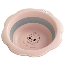 3St Capaciteit Roze Opvouwbare Wasbakken Baby En Outdoor