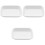 3St Wit PP Recyclebare Multifunctionele Lens Was- En Opslagtray 5